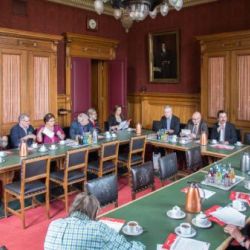 Gespräche im Hamburger Rathaus